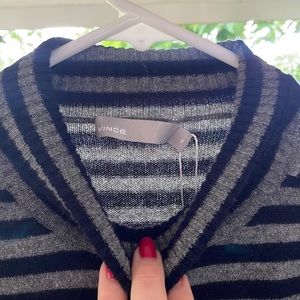 Vince brand striped sweater.